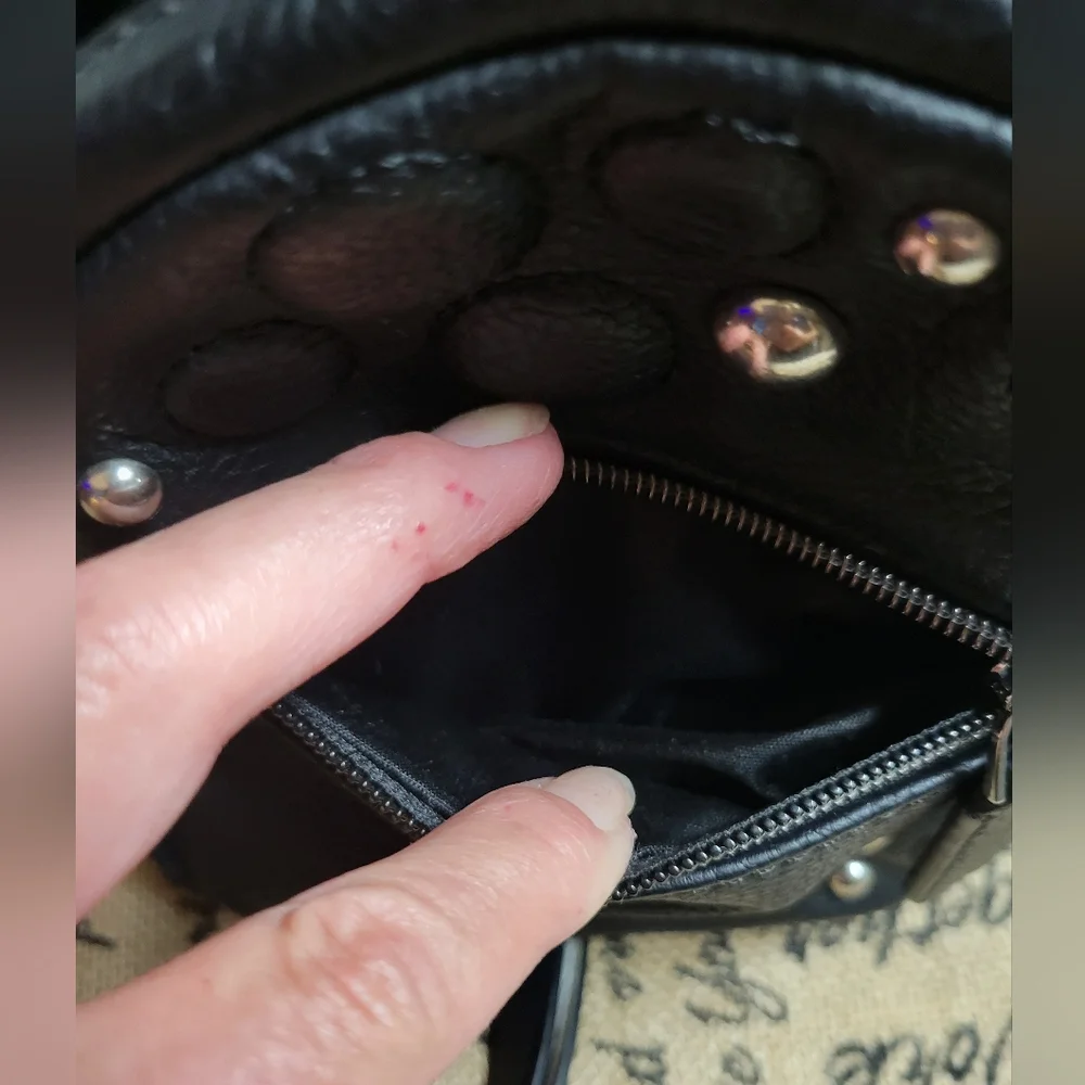 Calvin Klein mini backpack purse cute circle details